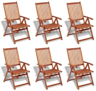 vidaXL vidaXL Zestaw jadalniany ogrodowy, drewniany, 7 szt. - Meble ogrodowe - miniaturka - grafika 3