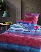 Pościel - Sternenzelt Pina zestaw pościeli pościel flanelowa, turkusowy, 135x200 cm 15W060602014 - miniaturka - grafika 1