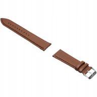 Akcesoria do smartwatchy - Pasek do Garett Men 3S brązowy, skórzany 22mm - miniaturka - grafika 1