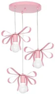 Lampy sufitowe - Milagro Emma  Lampa Wisząca PINK 3xE27 MLP1040 - miniaturka - grafika 1
