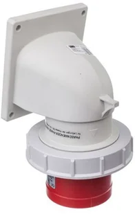 PCE Wtyczka tablicowa (zwrotnica faz) 32A 5P 400V czerwona IP67 TWIST 778252-6 778252-6 - Gniazdka elektryczne - miniaturka - grafika 2