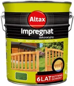 Farby i impregnaty do drewna - Altax Impregnat do drewna 6 lat zielony 4 5 l - miniaturka - grafika 1