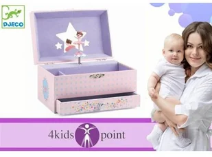 Djeco Szkatułka z pozytywką BALLERINA - Pozytywki dla dzieci - miniaturka - grafika 2