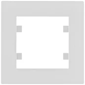 Wyłączniki światła i elektryczne - Hager lumina intense Ramka 1-krotna, biały WL5510 - miniaturka - grafika 1