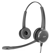 Akcesoria do telefonów stacjonarnych - Axtel PRIME HD duo NC słuchawka call center na szybkozłączkę (Quick Disconnect) AXH-PRID - miniaturka - grafika 1