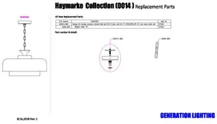 Elstead Lighting Lampa wisząca HAYMARKET FE-HAYMARKET-P Lighting FE-HAYMARKET-P - Lampy sufitowe - miniaturka - grafika 3