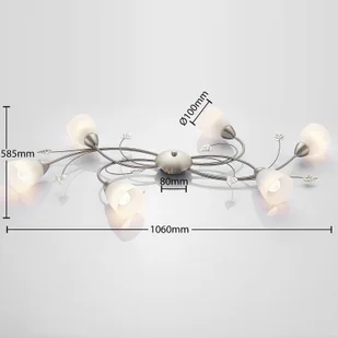 Lindby Yannie lampa sufitowa LED, 6-punktowa - Lampy sufitowe - miniaturka - grafika 4