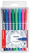 Cienkopisy - Stabilo CIENKOPIS SENSOR : Kolor - Czarny 44721 - miniaturka - grafika 1