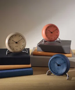 Rosendahl ARNE JACOBSEN Zegarek Stołowy - Budzik Niebieski STONE BLUE 43691 - Gadżety dla niej i dla niego - miniaturka - grafika 4