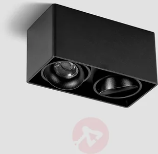 Arcchio Arcchio Kubika downlight GU10, 2-pkt., czarny - Lampy sufitowe - miniaturka - grafika 4