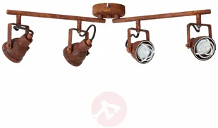 Brilliant Poruszająca industrialna lampa sufitowa Bente - Lampy sufitowe - miniaturka - grafika 4