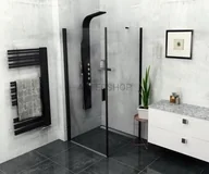 Kabiny prysznicowe - Polysan ZOOM LINE BLACK 80x90 ZL1280BZL3290B - miniaturka - grafika 1