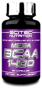 Aminokwasy - Scitec Mega BCAA 1400 120kaps - miniaturka - grafika 1