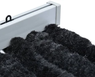 vidaXL Zasłona przeciwko owadom, antracytowa, 56x185 cm, szenil vidaXL - Akcesoria do okien - miniaturka - grafika 13