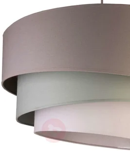 Trio DUOLLA Lampa wisząca beżowa/akwamaryna/ecru - Lampy sufitowe - miniaturka - grafika 4