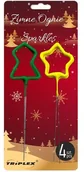 Pirotechnika i fajerwerki - Triplex Zimne Ognie Gwiazda i Choinka TXF443 - 4 sztuki - miniaturka - grafika 1