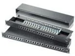 Kable miedziane - Rotronic ROLINE 26110328 Kat.5e Patch Panel 48,26 cm (19 cali), 24 ports Czarny 26.11.0328 - miniaturka - grafika 1