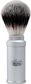 Pędzle do golenia - Hans Baier Exclusive pędzel do golenia ryżu - Travel Kit - srebrna końcówka - miniaturka - grafika 1