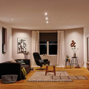 Paulmann Nova Coin 3x okrągła wychylana czarna - Oprawy, klosze i abażury - miniaturka - grafika 4