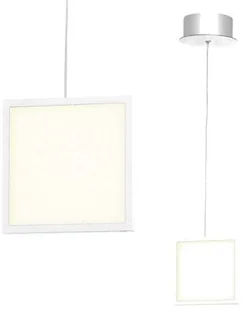 Milagro LAMPA wisząca DIXON 267 kwadratowa OPRAWKA zwieszana LED 7W square biały 267 - Lampy sufitowe - miniaturka - grafika 2