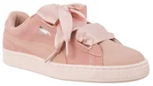 Trampki damskie - Puma Suede Heart Pebble 365210-01 różowy - miniaturka - grafika 1