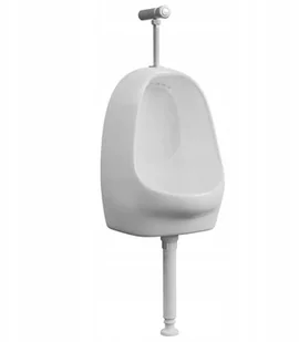 VidaXL Pisuar wiszący z zaworem spłukującym, ceramiczny, biały - Pisuary - miniaturka - grafika 3