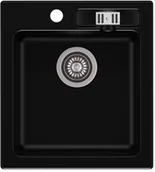 Zlewozmywaki - AXIS Zlewozmywak granitowy MALIBU 20 czarny malibu20czar - miniaturka - grafika 1