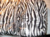 Szlafroki damskie - KOCYK - SZLAFROK 2 in 1super koc z rękawami zebra - miniaturka - grafika 1