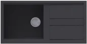 Zlewy i komory gospodarcze - Elleci Zlew Elleci BEST 480 Kuro KERATEK LKB48086 - miniaturka - grafika 1