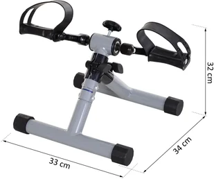 Homcom Mini Trenażer Składany Bezstopniowa Regulacja Oporu Stal - Trenażery rowerowe - miniaturka - grafika 2