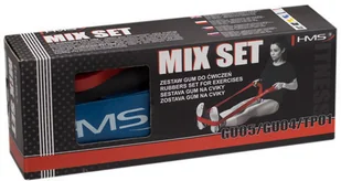 HMS Zestaw Gum do ćwiczeń GU04 GU05 TP01 MIX SET GU04 GU05 TP01 - Gumy, taśmy, ekspandery - miniaturka - grafika 15