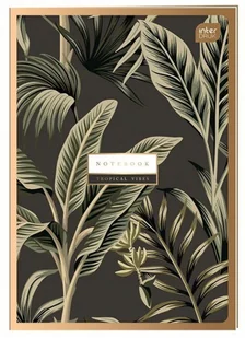 Inter-druk Zeszyt A4 60k kratka Metallic Satin Gold 10268 - Zeszyty szkolne - miniaturka - grafika 2