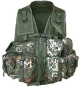 Akcesoria myśliwskie - Mil-Tec Kamizelka Taktyczna US 9 Kieszeni Flecktarn 10712021 - miniaturka - grafika 1