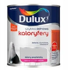 Dulux Szybka Odnowa Kaloryfery szary popielaty 750 ml - Farby olejne i specjalne - miniaturka - grafika 2