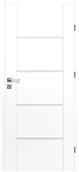 Drzwi wewnętrzne - Voster Skrzydło drzwiowe pokojowe Nox Białe 70 Prawe - miniaturka - grafika 1