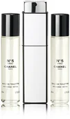 Zestawy perfum damskich - Chanel N°5 N°5 LEAU PURSE SPRAY SPRAY DO TOREBKI 3 X 20ML Woda toaletowa - miniaturka - grafika 1