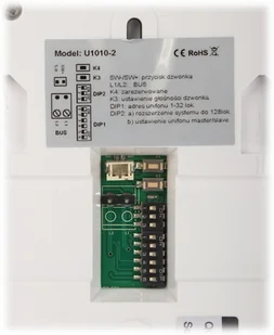 Euratech Unifon Słuchawkowy U1010 Vidos Duo Fvat - Domofony - miniaturka - grafika 7