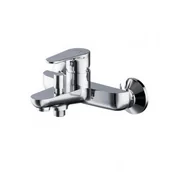 Baterie wannowe i prysznicowe - CERSANIT CERSANI S951-406 BATERIA WAN-NATR ŚCIENNA LIBRA 1 UCHW CHROM - miniaturka - grafika 1