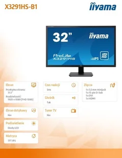 IIYAMA ProLite X3291HS-B1 - Monitory - miniaturka - grafika 6