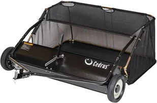 CEDRUS Polska CEDRUS SP31109 ZBIERACZ ZAMIATARKA DO TRAWY LIŚCI KOSZ  DO TRAKTORKA 122cm - Pozostałe narzędzia ogrodowe - miniaturka - grafika 7