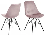 Krzesła - Actona Krzesło Eris róż 82042 - miniaturka - grafika 1