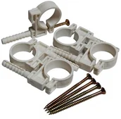 Akcesoria hydrauliczne - Uchwyt plastikowy do rur 5 szt. 15 mm PP - miniaturka - grafika 1