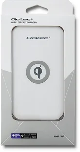 Qoltec Ładowarka indukcyjna | Qualcomm QuickCharge 3.0 | 10W | Biała (51842) - Ładowarki do telefonów - miniaturka - grafika 4