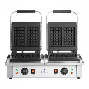 Royal Catering Podwójna gofrownica - belgijskie gofry - 2 x 2000 W - 10012358 RC-WM201 - Inne urządzenia gastronomiczne Royal Catering Podwójna gofrownica - belgijskie gofry - 2 x 2000 W - 10012358 RC-WM201 - Inne urządzenia gastronomiczne - miniaturka - grafika 3