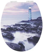 Deski sedesowe - Cornat Deska sedesowa ksdsc355 latarni morskiej (MDF) wolnoopadająca - miniaturka - grafika 1