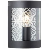 Lampy ogrodowe - Brilliant Lison Zewnętrzny kinkiet Czarny 1-punktowy Dworek Obszar zewnętrzny Lison Czas dostawy od 6-10 dni roboczych 96354/06 - miniaturka - grafika 1