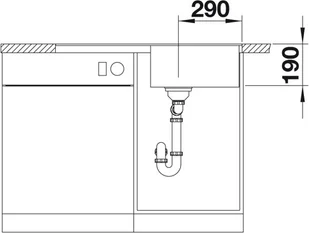 Blanco METRA 5S-F KAWOWY 519104 - Zlewozmywaki - miniaturka - grafika 5