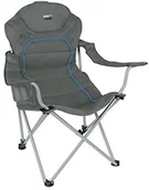 Meble turystyczne - High Peak Alicante krzesło kempingowe, ciemny szary/niebieski, 62 X 60 X 48/105 cm 44117 - miniaturka - grafika 1