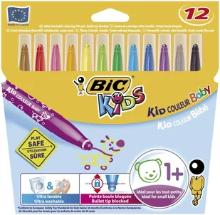 BIC Flamastry Kid Couleur Baby 12 sztuk - Flamastry - miniaturka - grafika 4