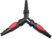 Oczka wodne - SunSun Grech CST - trójnik z zaworami do węży ogrodowych SunSun Trójnik z zaw. CST-02F - miniaturka - grafika 1